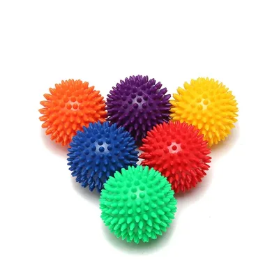 Balle de massage en PVC à picots, 7 cm