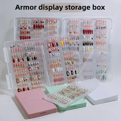 Boîte de rangement transparente pour faux ongles – image 3