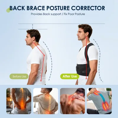 Ceinture correctrice de posture dorsale en X – image 2
