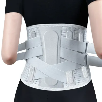 Ceinture de soutien lombaire grise, tailles M à XXL