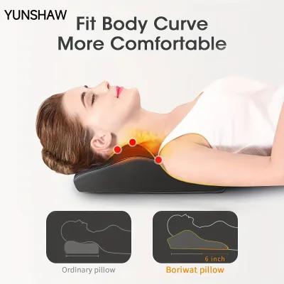 Coussin de massage shiatsu chauffant nuque et dos – image 2