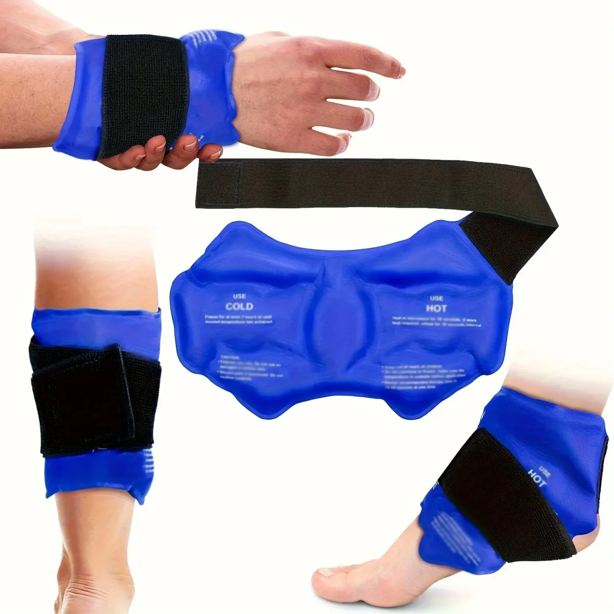 Enveloppe de cheville en tissu nylon, chaud et froid