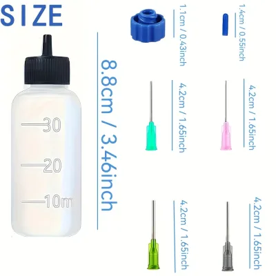 Flacons compte-gouttes en plastique de 30 ml – image 2