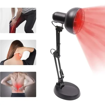 Lampe chauffante infrarouge 150 W noire – image 2