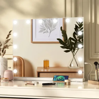 Miroir de maquillage lumineux à LED 40 × 50 cm – image 2