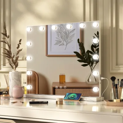 Miroir de maquillage lumineux à LED 40 × 50 cm – image 3
