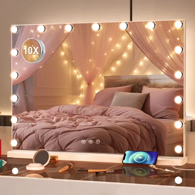 Miroir de maquillage lumineux à LED 80 × 60 cm – image 2