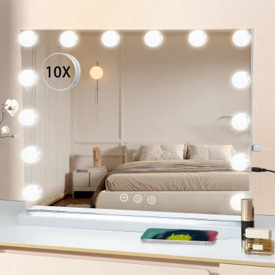 Miroir de maquillage lumineux de table 50 cm – image 2