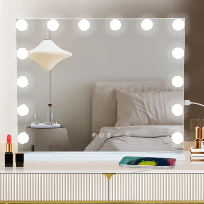 Miroir de maquillage lumineux de table 50 cm – image 3