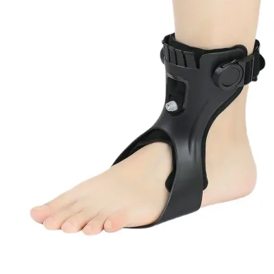 Orthèse de cheville noire pour pied tombant