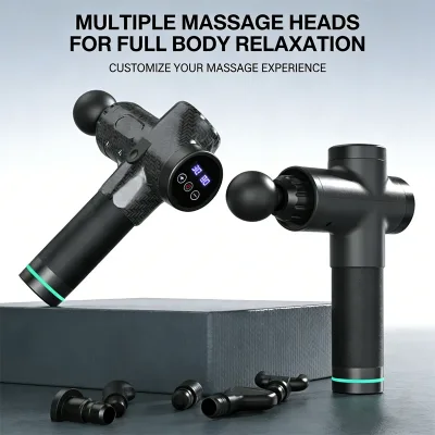 Pistolet de massage électrique à 6 têtes