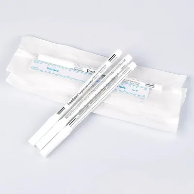 Stylo marqueur blanc pour sourcils avec règle