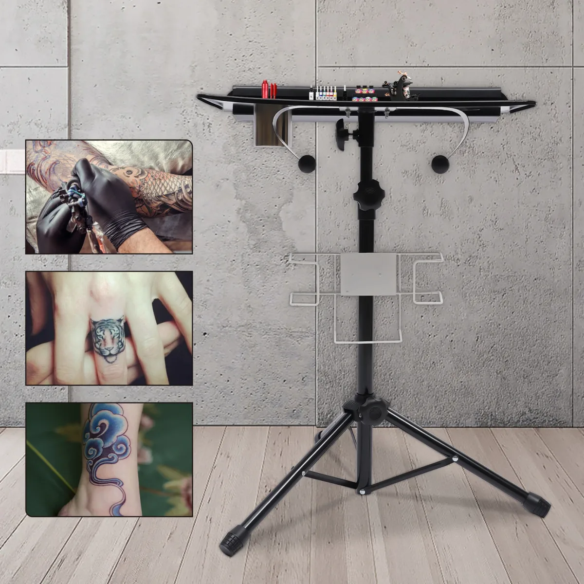 Support d'accoudoir de tatouage réglable