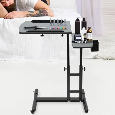 Table de tatouage portable réglable en fer noir – image 2