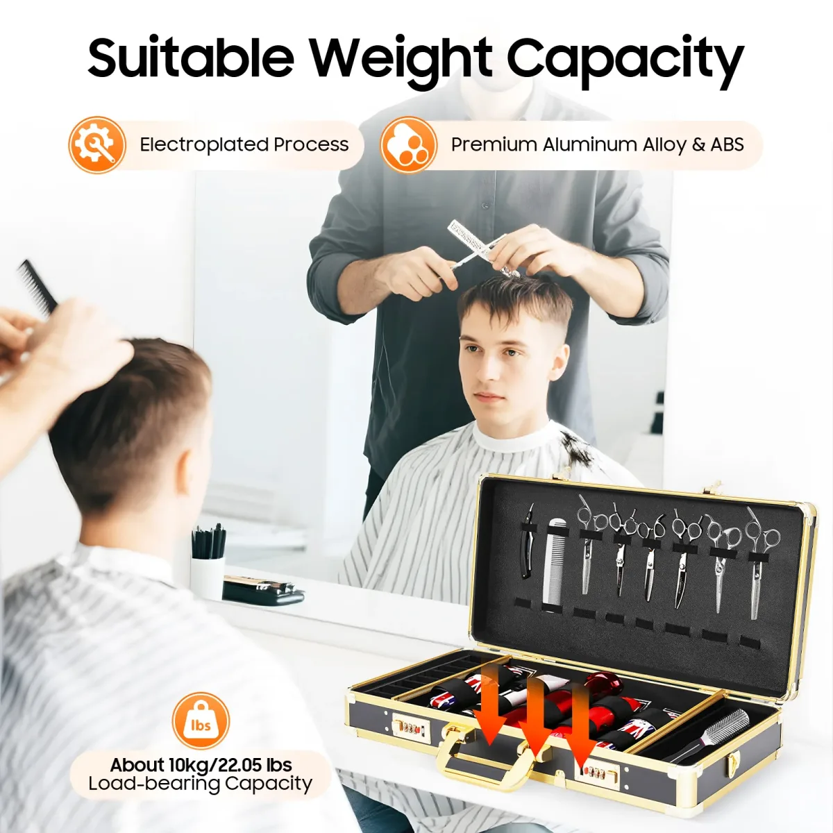 Valise de rangement en alliage d'aluminium